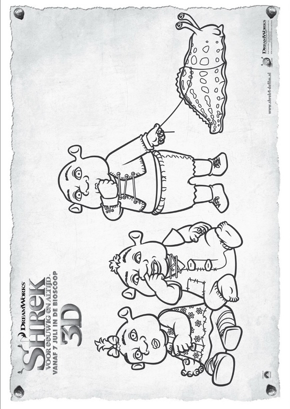 Kids-n-fun.com | 59 coloring pages of Shrek 4 Forever After